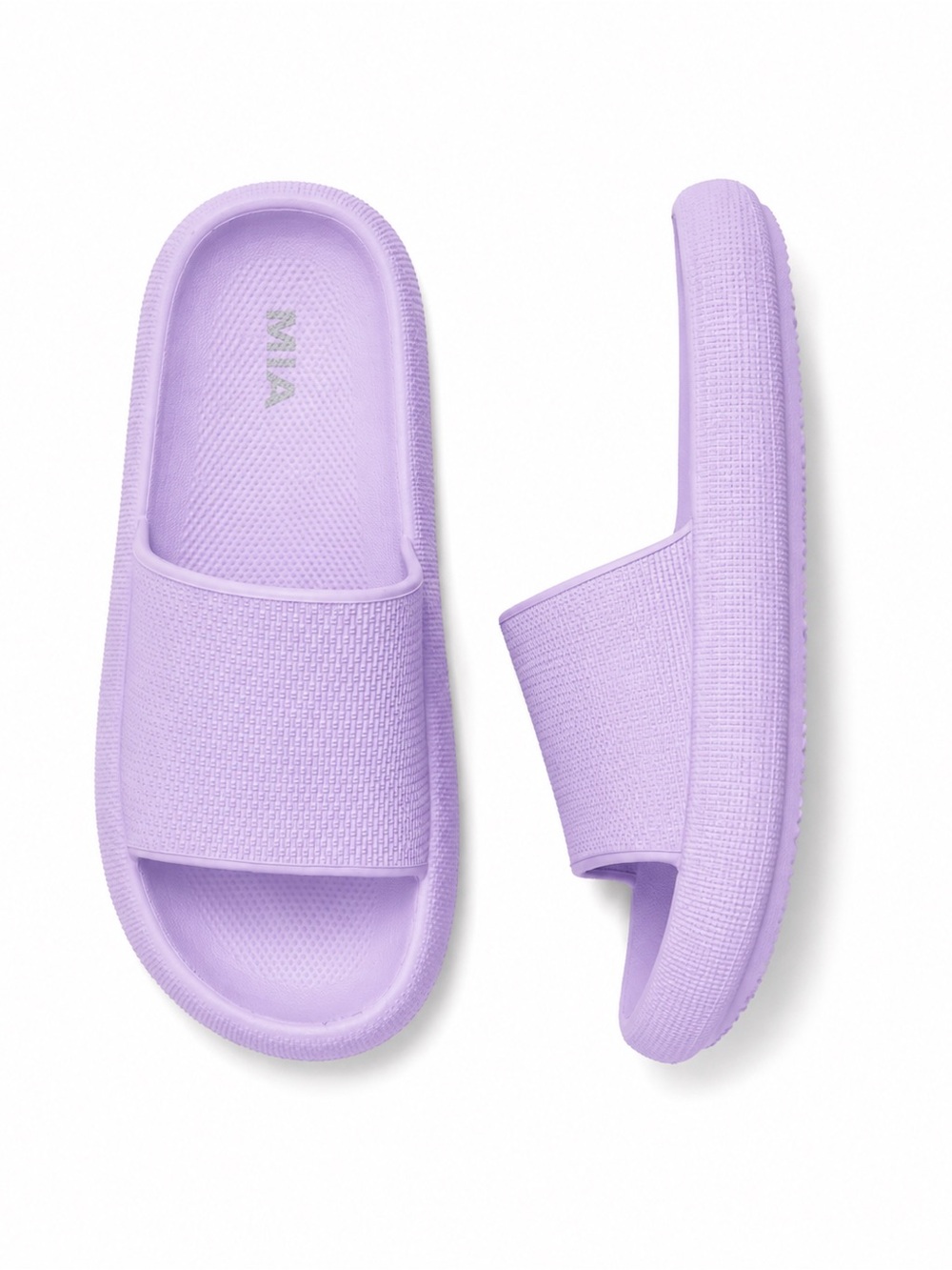 MIA Kixy Slide Sandals Lilac Purple Platform Pool Slides Size 8